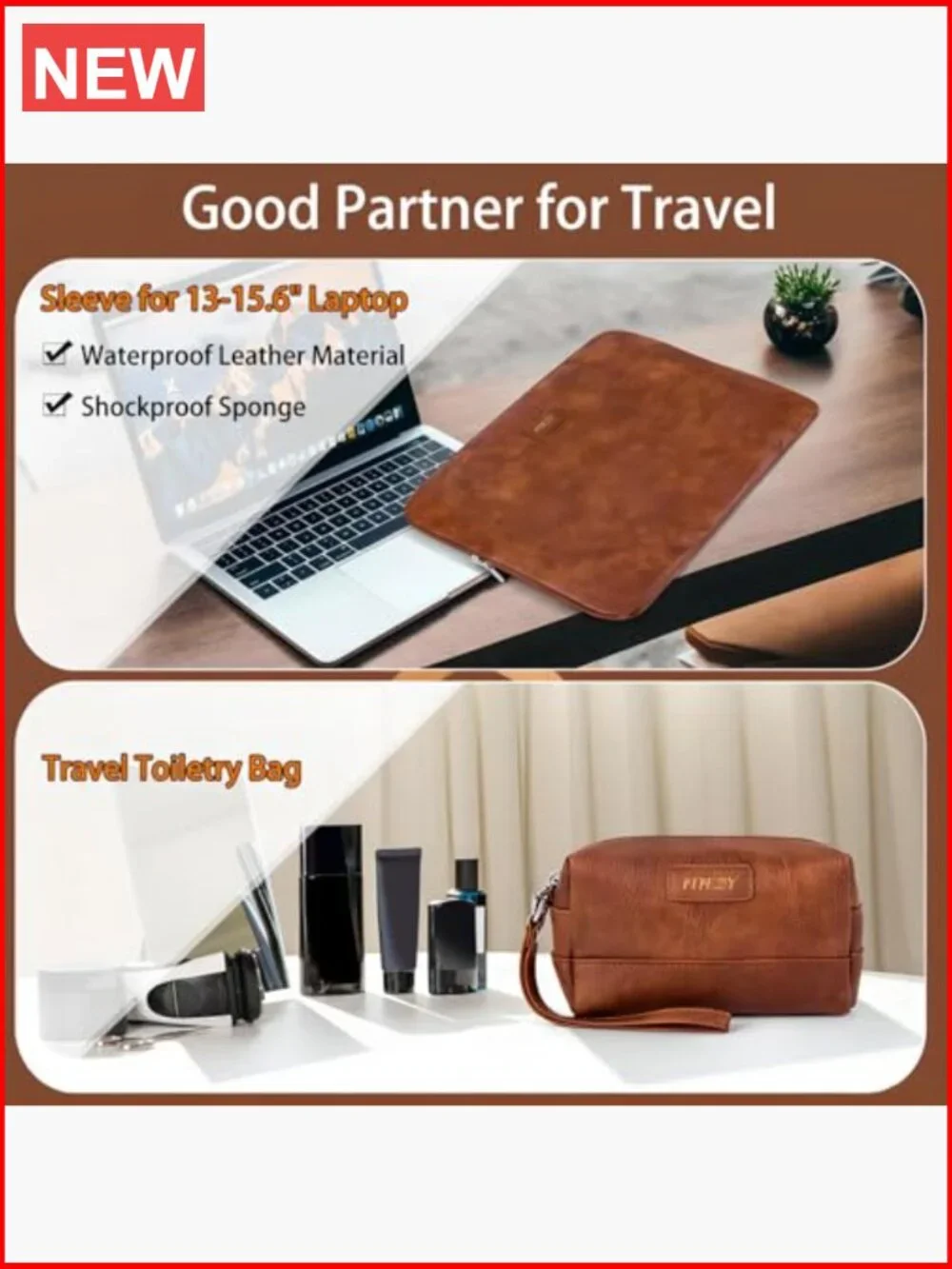 Convertible 2-in-1 Garment Duffel Bag for Travel, 3Pcs Set with Laptop Sleeve